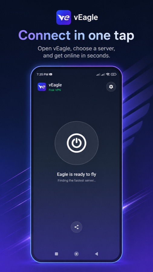 vEagle VPN screenshot 1
