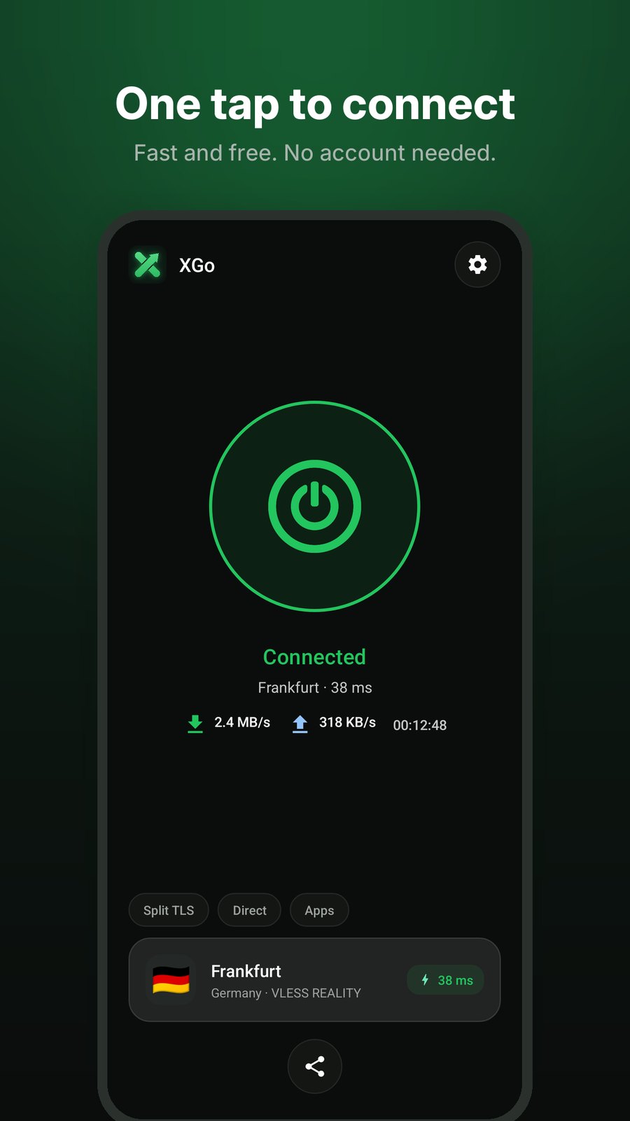XGo VPN screenshot
